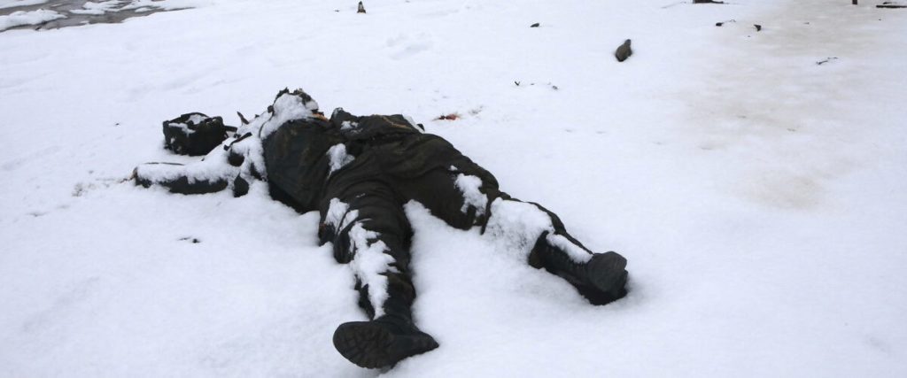 Dead Russian Soldier in Ukraine