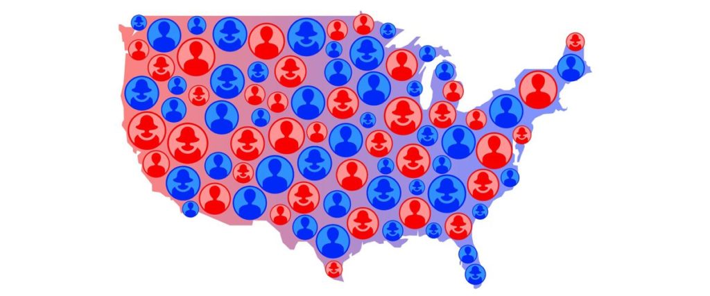 Voter Map of U.S.